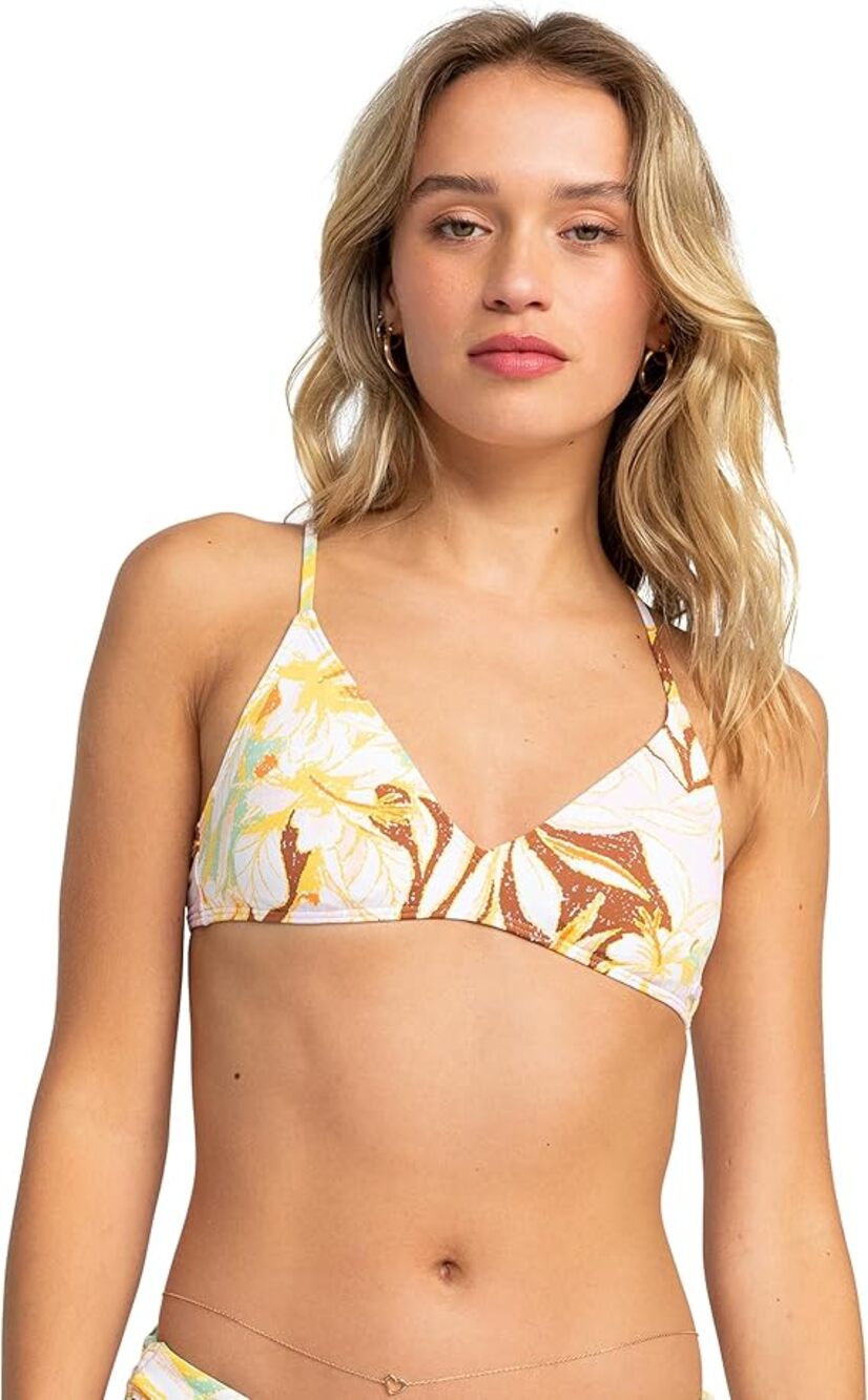 NWT Roxy Women's Bikini Top Swimsuit Top LARGE